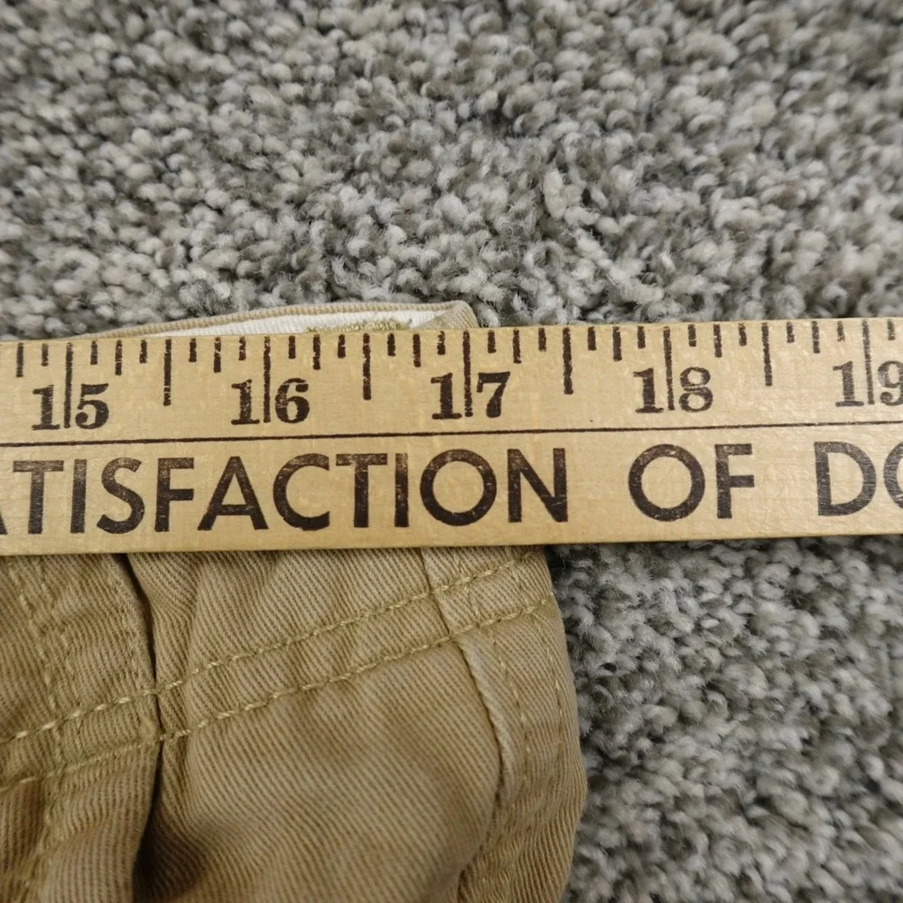 VTG‎ American Eagle Pants Mens 33X32 Beige Brown Tan Chino Relaxed Straight Y2K